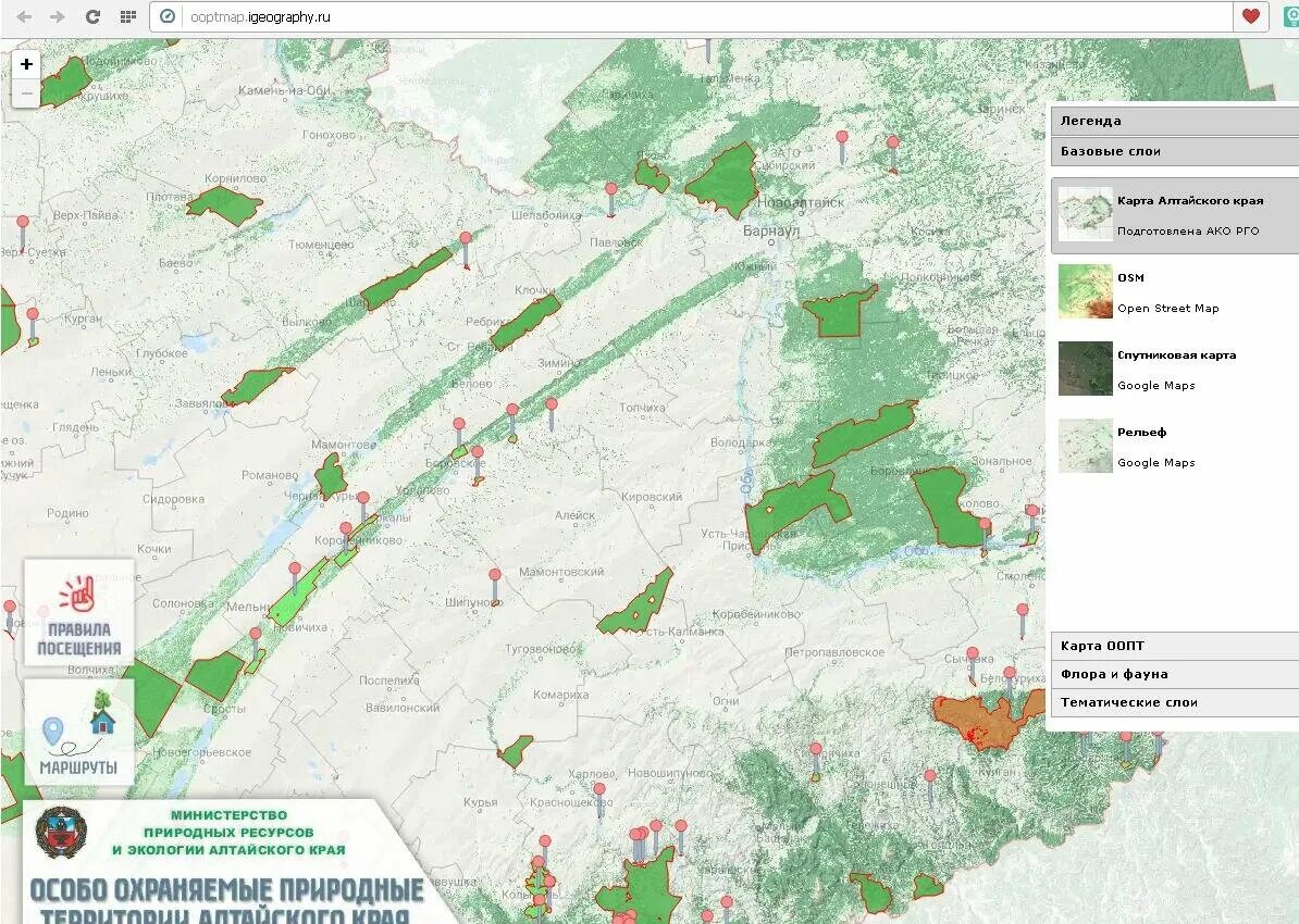 Охраняемые природные территории алтайского края. Карта ООПТ Алтайского края. Схема ООПТ Алтайского края. Карта охраняемые территории Алтайского края. ООПТ Алтая на карте.