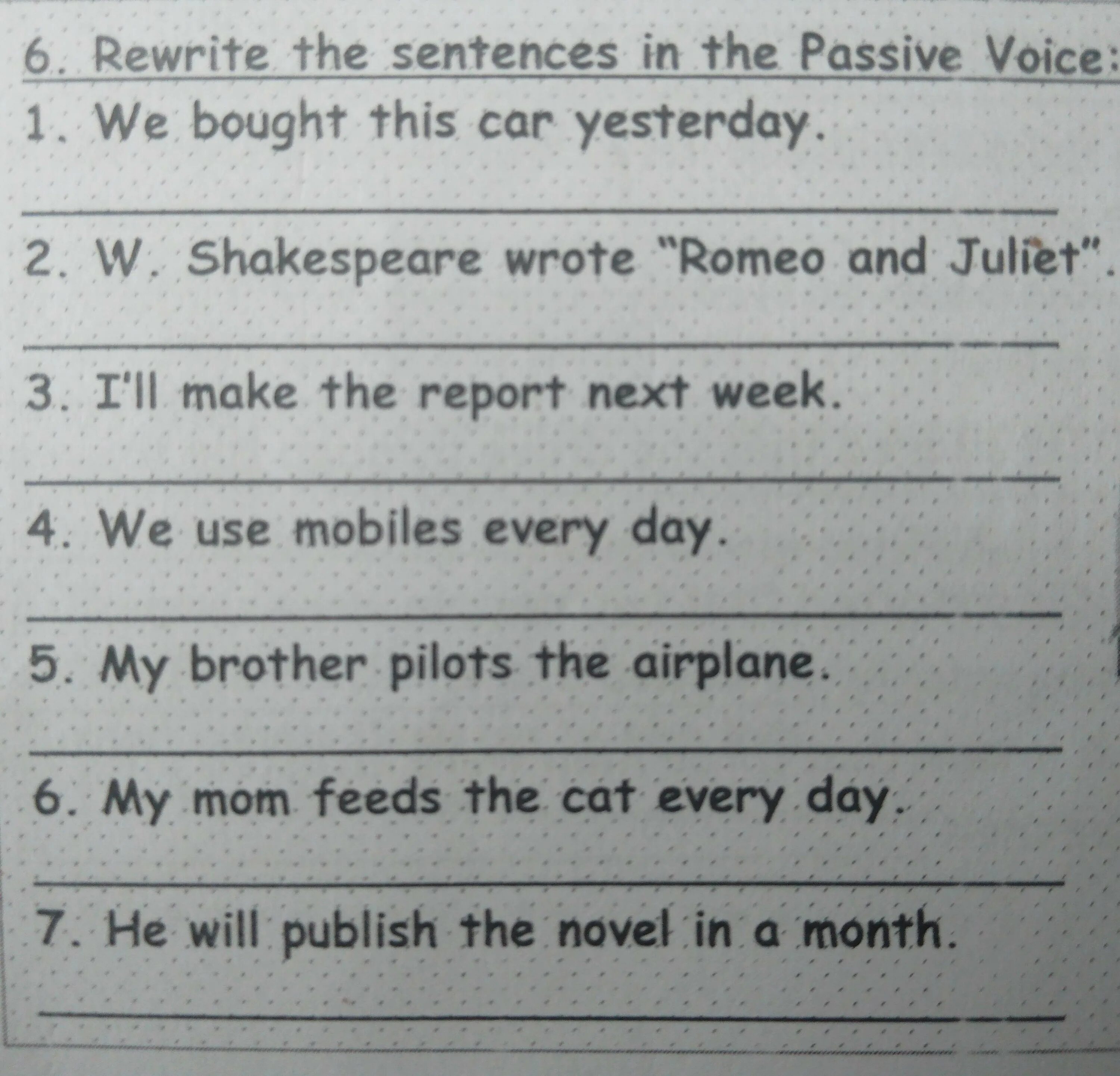 Rewrite the sentences in the. Rewrite the sentences in the Passive. Passive Voice yesterday. Passive Voice Rewrite the sentences in Passive. Write sentences in the present passive
