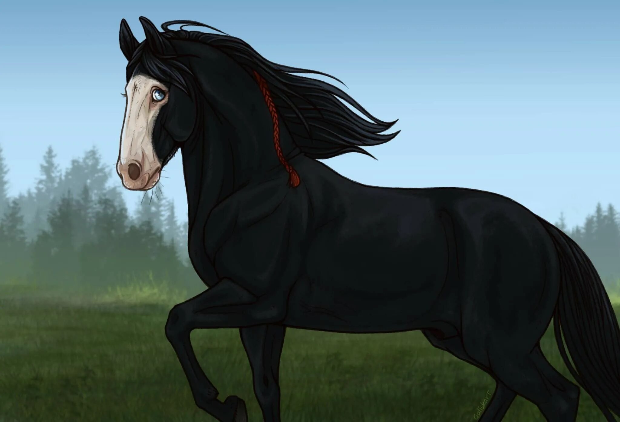 Просто лошадки. Келпи лошадь. Лошадь арт. Арты лошадей. Красивая лошадь арт.