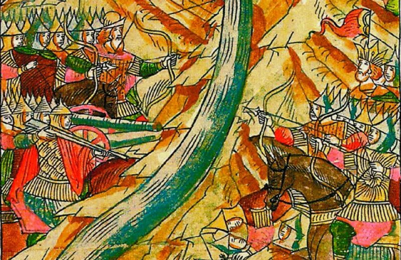 Битва на Угре 1480. Великое стояние на реке Угре 1480. Хан Ахмат 1480. Падение ига