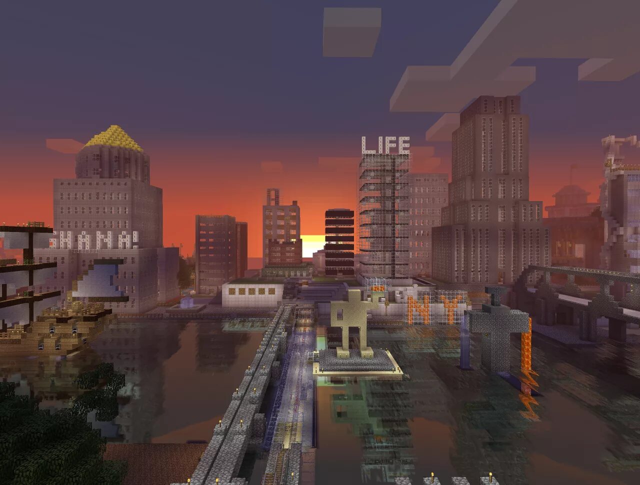 Нью-йорк майнкрафт 1. 2. Minecraft york. Центральный вокзал нью-йорка в minecraft. Лас вегас в майнкрафт.