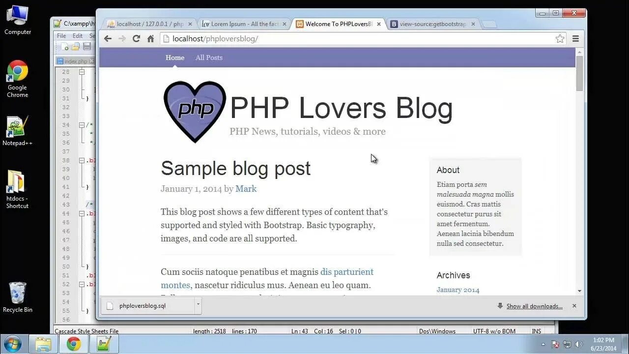 Printthread php page. Php блог. php. php страница.