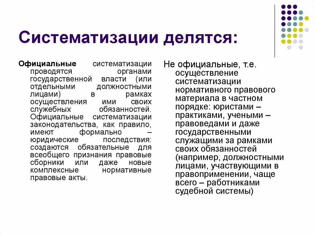 Систематизация публикаций. Систематизация публикаций