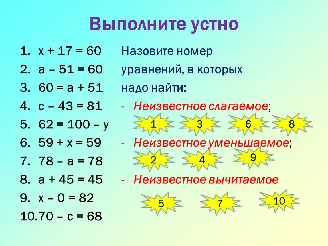 Подобрать по 2 примера. Сложные уравнения 2 класс по математике. Уравнения 3 класс. Уравнения 5 класс. Решение уравнений 5 класс.