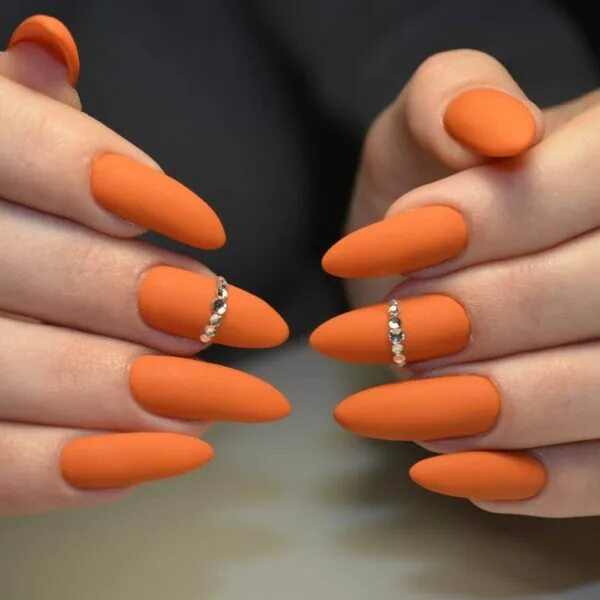 Пин от пользователя Злата Корнейчук на доске nails в 2020 г Оранжевые ногти, Диз