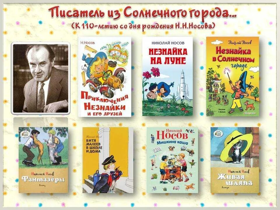 Творчество Николая Носова 2 класс. Рассказ писателя носова