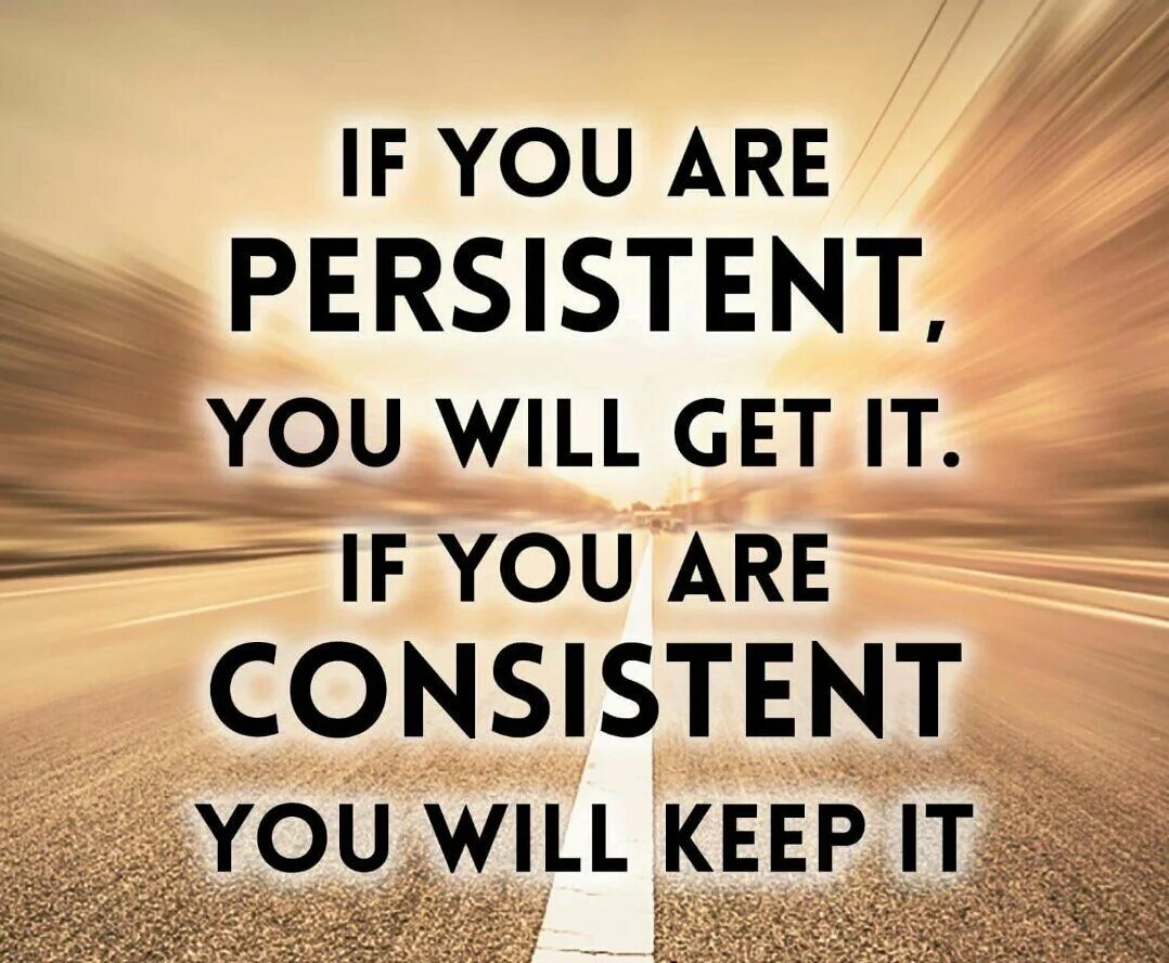 To be consistent with. To be consistent with