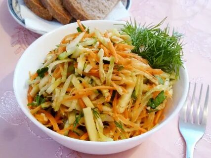 Салат редька с морковью мясом