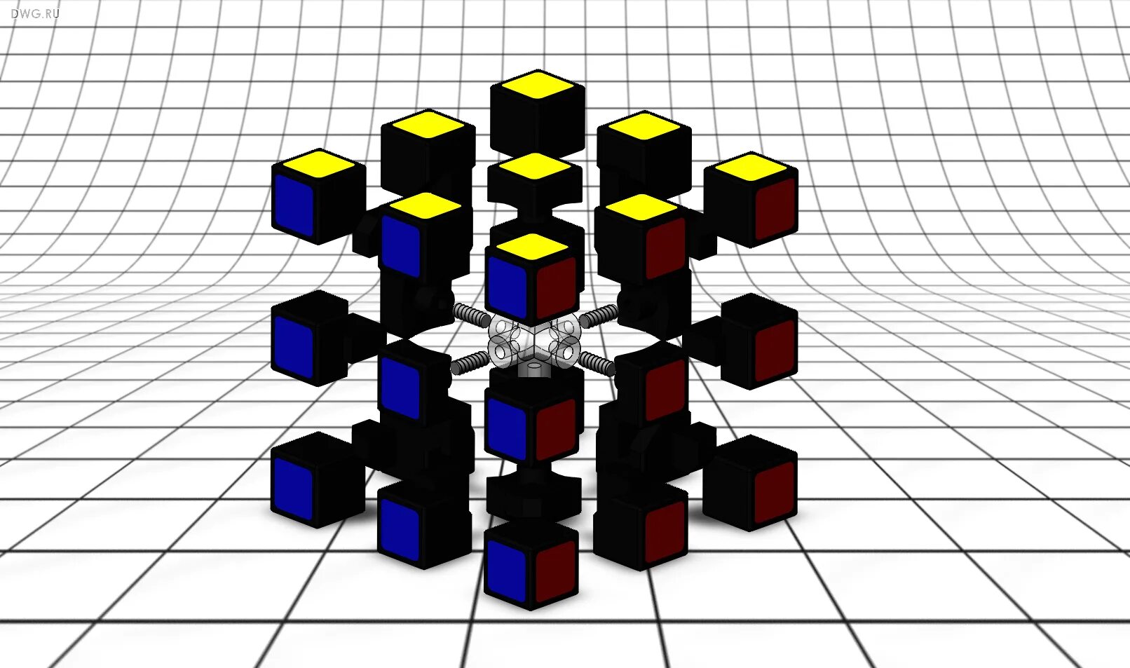 Кубик сборка наука и жизнь. Механизм кубика Рубика 3х3. Строение кубика Рубика 7х7. Строение кубика Рубика 3х3. Разобранный кубик Рубика 3х3.