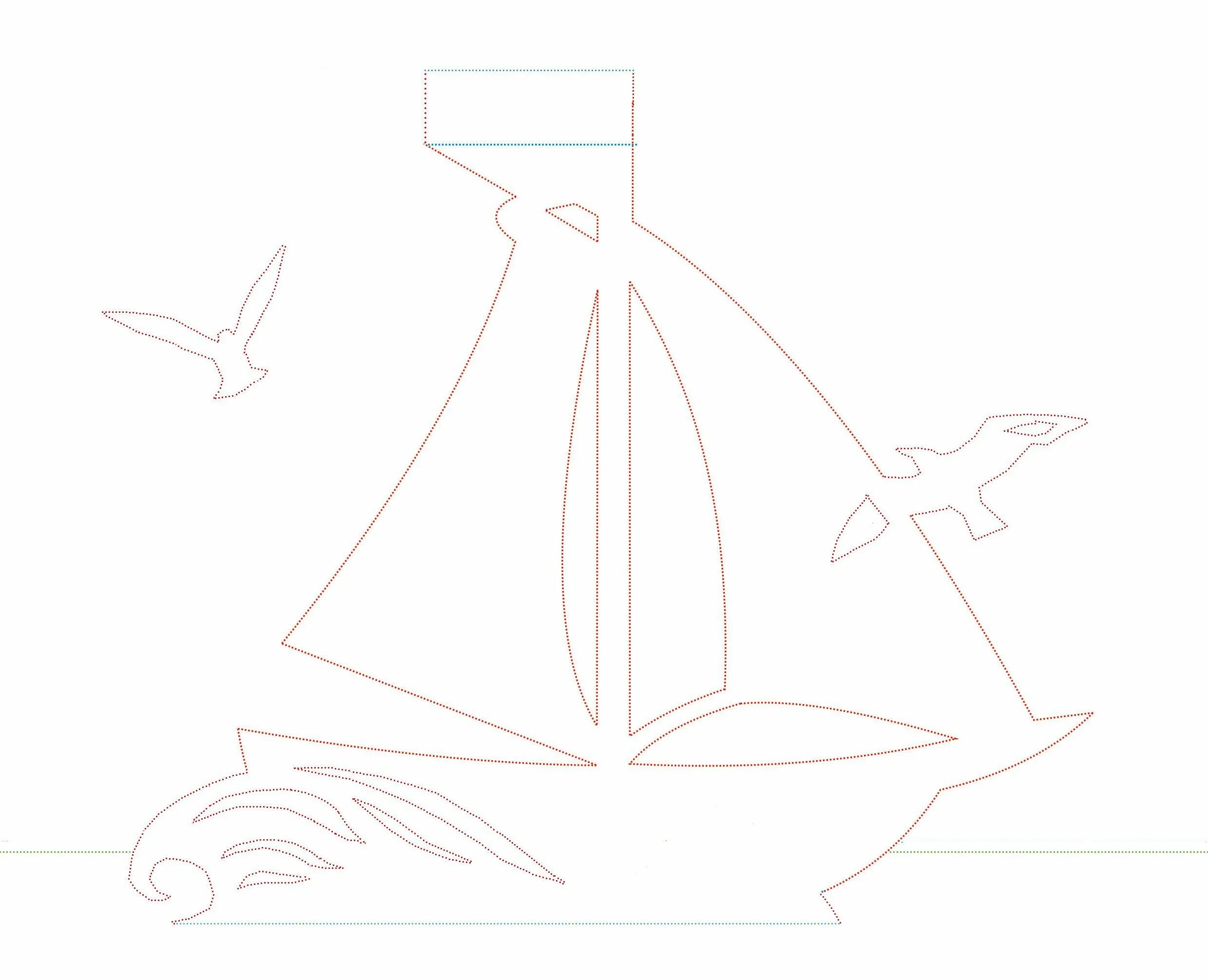 Кораблик шаблон для вырезания Viking ship pattern. Use the printable outline for crafts, creating stencils, sc