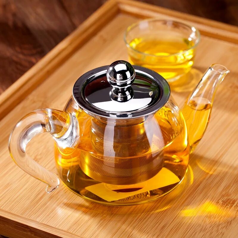 Стеклянный чайник Teapot YF 6215. Мини чайник заварочный. Чайник с кружкой. Мини заварочник для чая. Чай заварной купить