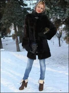 Шуба с воротником с чем носить