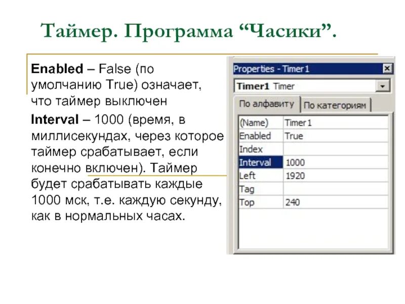 Enabled false true