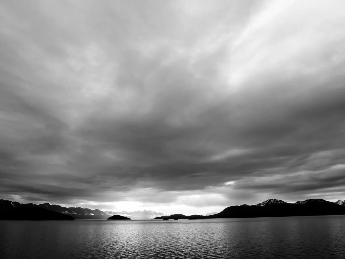Monochrome sky