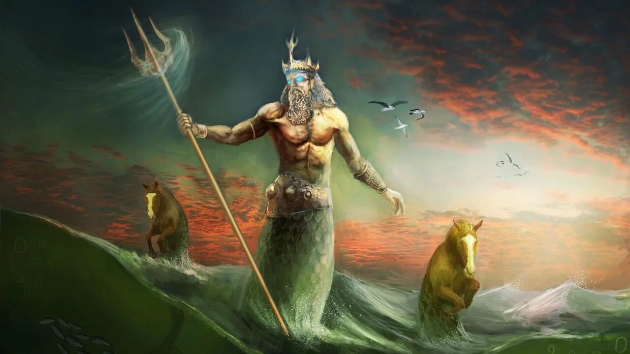 Король морей. Нептун Король морей. Морской царь Нептун Бог воды. Посейдон цари и боги. Бог воды.