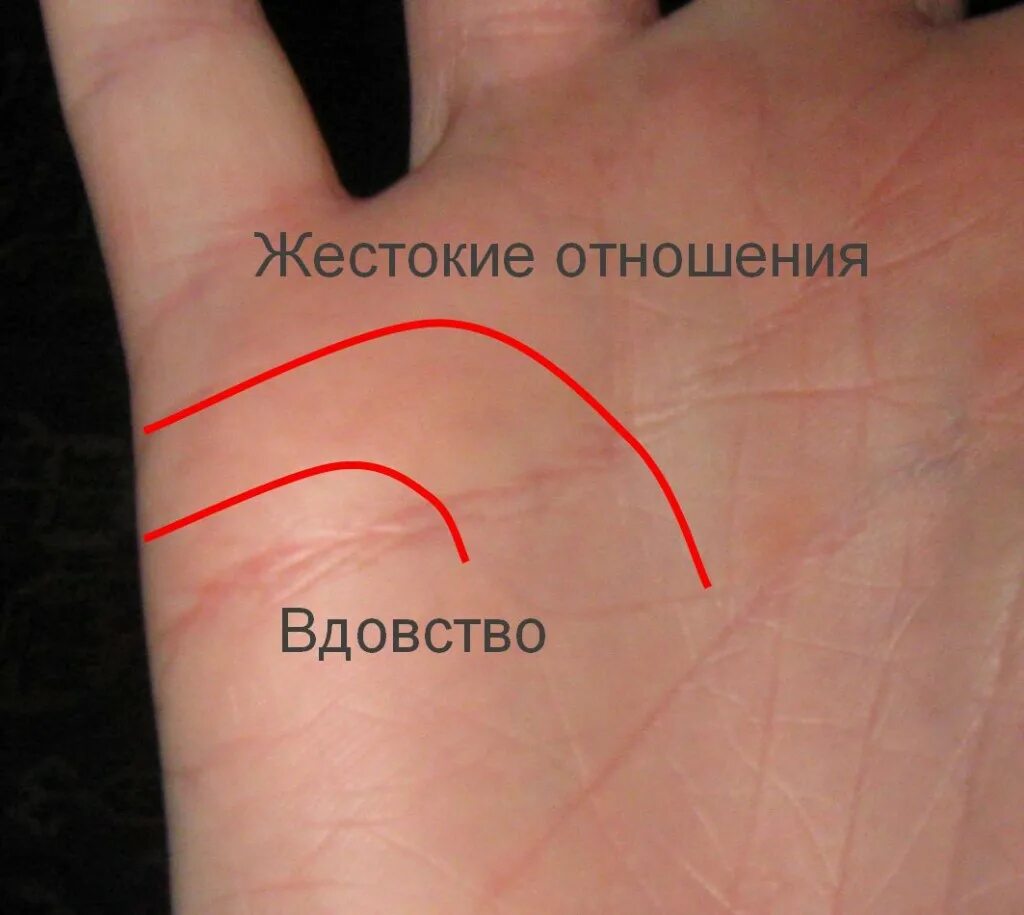 линии на руке линия брака. линия вдовства на руке. датировка по линии брака. линия брака на ладони. хиромантия линия брака с разъяснениями.