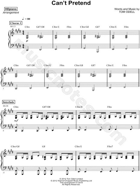 Песня can can speed up. Tom Odell can't Pretend Ноты для фортепиано. Tom Odell another Love Ноты для пианино. Can't Pretend Ноты. Can't Pretend Ноты для фортепиано.