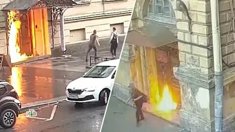 Подожгли военкомат