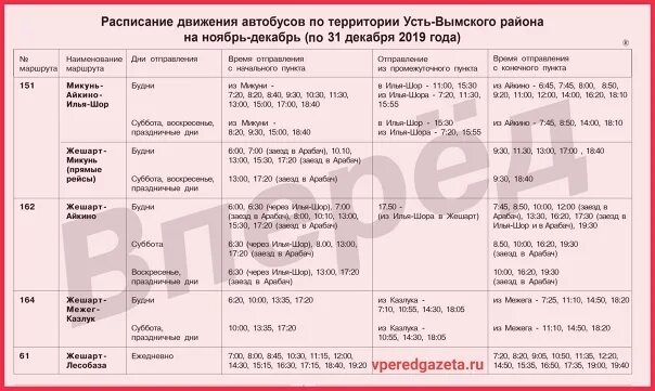 Расписание автобусов татарск усть. Расписание автобусов Усть Вымский район. Расписание автобусов Микунь Айкино. Расписание автобусов Жешарт Микунь. Расписание автобусов Жешарт Айкино.