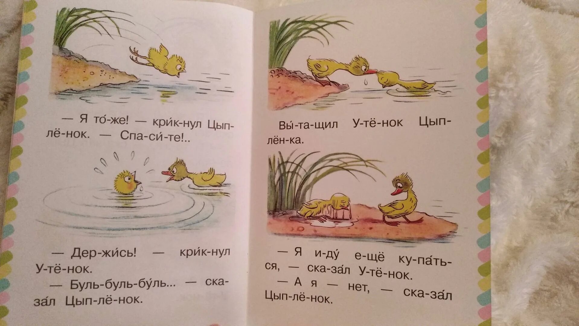 Про утенка и цыпленка