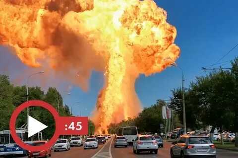 Видео взрыва в твери