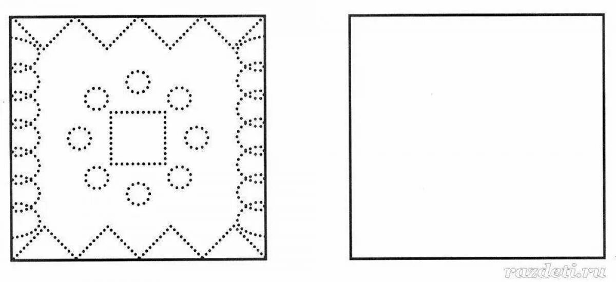 Украсим платочек рисование. Коврик трафарет для рисования. Узор в квадрате. Коврик раскраска для детей. Трафарет платочка для рисования.