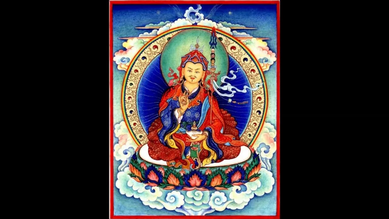 Гуру ринпоче падмасамбхава. Ом ах хум ваджра гуру падма сиддхи хум. Падмасамбхава ваджра. Ваджра гуру падма сиддхи. Падмасамбхава ваджра.