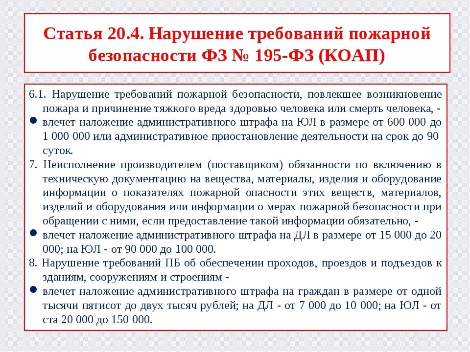 Какой штраф за поджог. Рафы за нарушения требований пожарной безопасности. Штрафы за нарушение пожарной безопасности. Ответственность за нарушение противопожарного режима. Административные штрафы за нарушение пожарной безопасности.