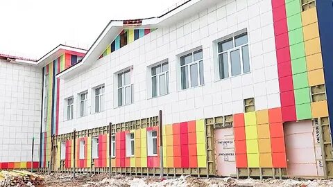 Новый детский сад в цветах