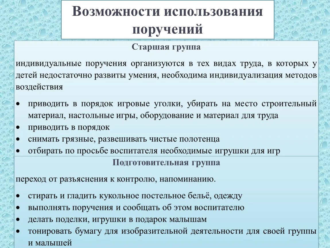 Перечислите трудовые группы. Поручения в старшей группе. Индивидуальные поручения в старшей группе. Содержание поручений в старшей группе. Коллективное поручение в старшей группе.