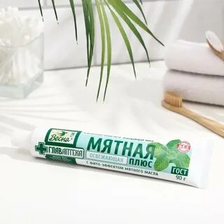 Зубные пасты мятная