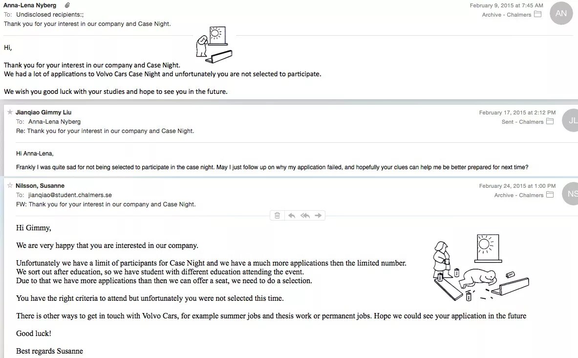 I had sent to your email