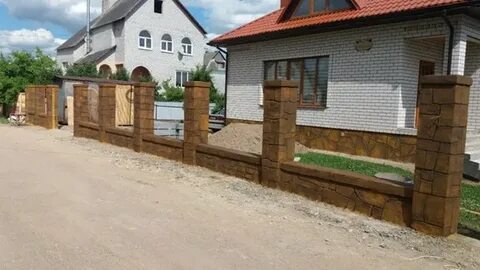 Цоколь забора