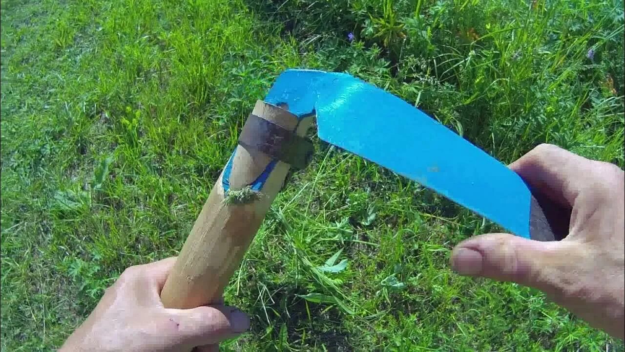 Как насадить литовку