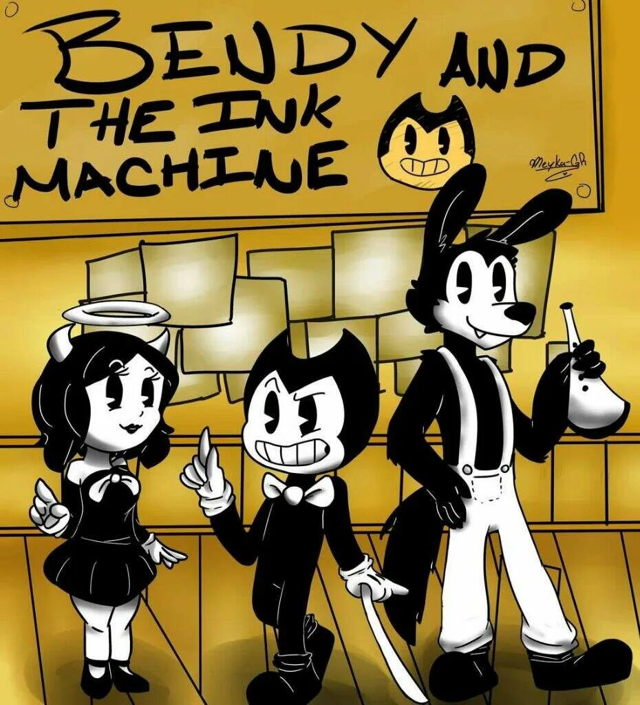 Bandy and the dark revival. Постеры бенди и чернильная машина. Русский язык bendy. Bendy and the ink machine 2 глава. Бенди и чернильная машина бенди.