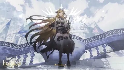 Towards her