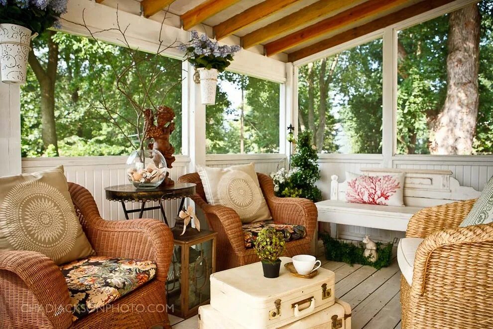 House Tour-Lucy's Simply Nordic Waterfront Home Is So Perfect Porch design, Back