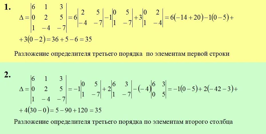 1 можно разложить по. Определитель матрицы 4 порядка формула. Вычислить определитель 4 порядка методом разложения. Решение матриц методом Лапласа. Определитель матрицы 3го порядка.