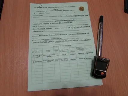 Проверка дымоходов вдпо