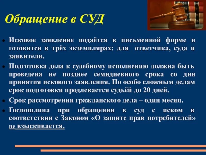 Сторона имеющая право подавать