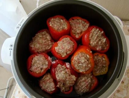 Ленивый перец с мясом и рисом
