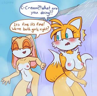 Cream x Tailsko (Sonic) Loshon - English - Porn Comic.