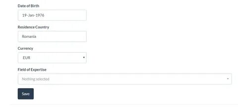 Select form input