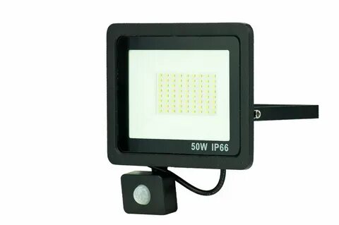 Светодиодный прожектор с датчиком движения 50w