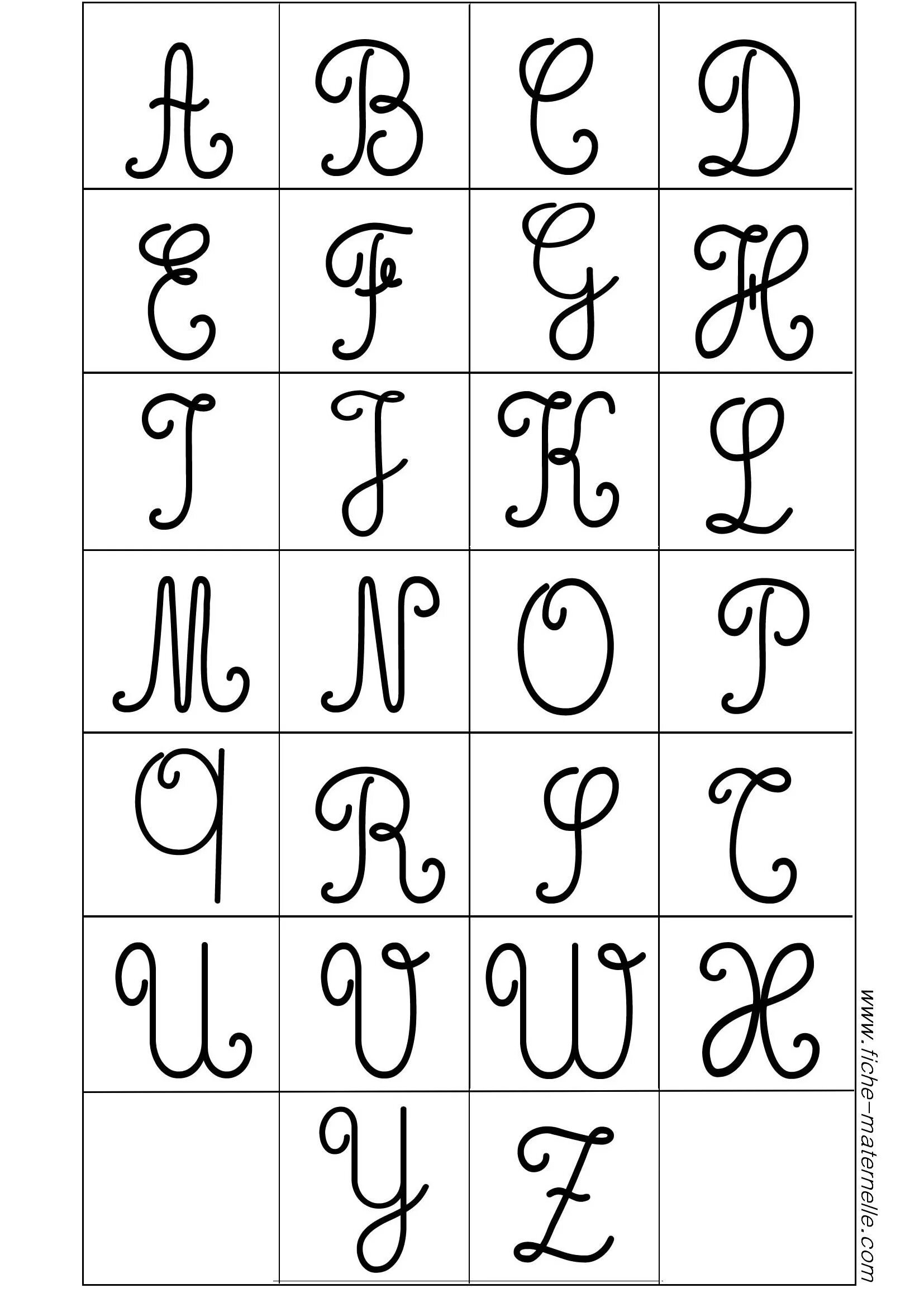L alphabet