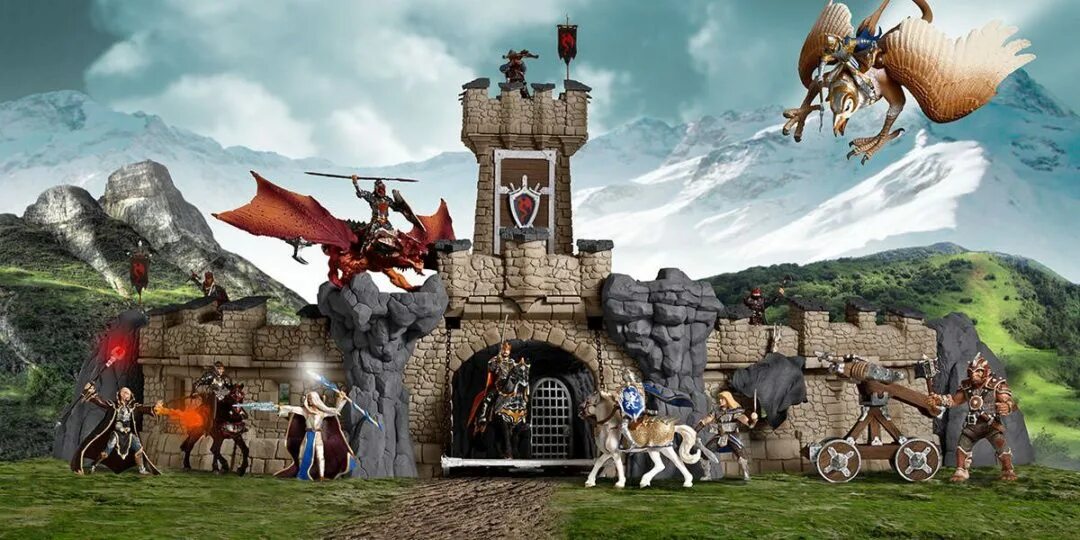 Castle Schleich замок. Замок рыцаря средневековья. Замок дракона. Игра замок дракона.