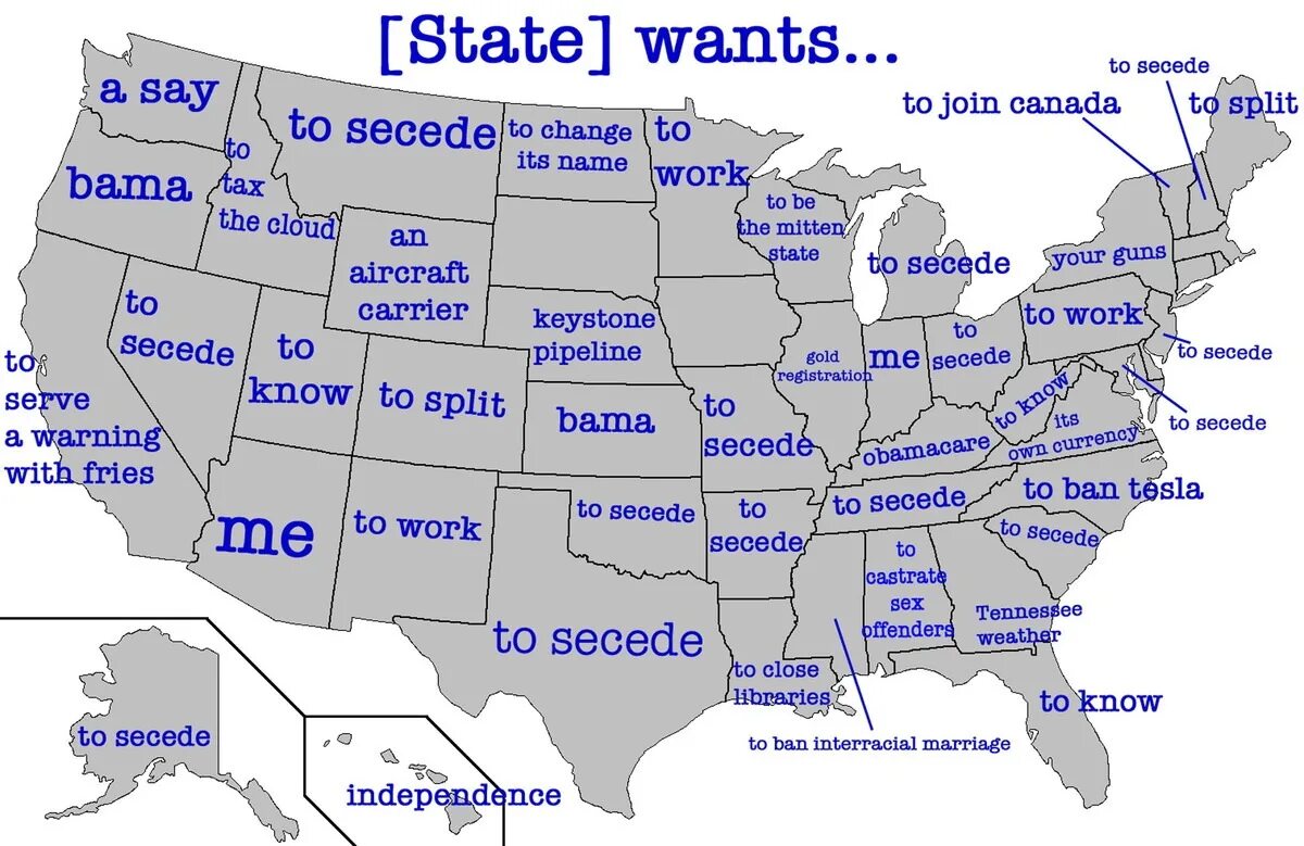 I want a map