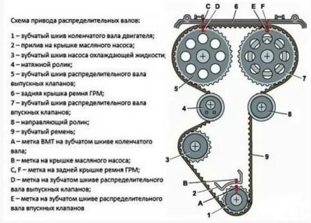 Ремень распредвала
