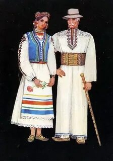 Народные костюмы донбасса