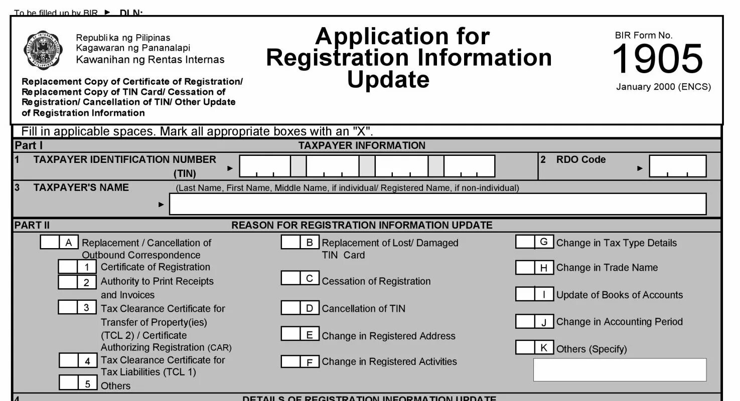 Taxpayer identification number\ рандом. Tax Registration Certificate. Tax Clearance Certificate. Registration. Updates replaced